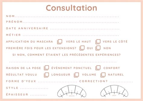 Consultation Consentement Clients Valene Beauty