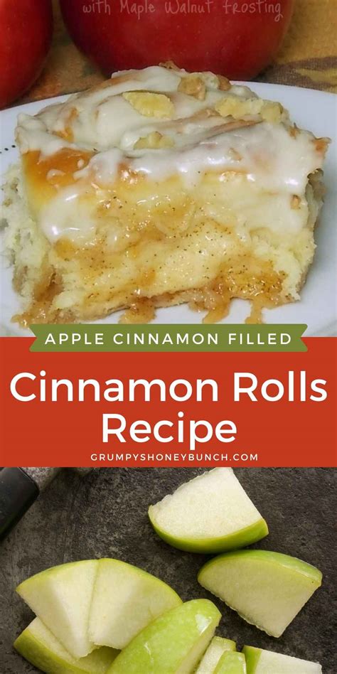 Apple Cinnamon Rolls Grumpys Honeybunch