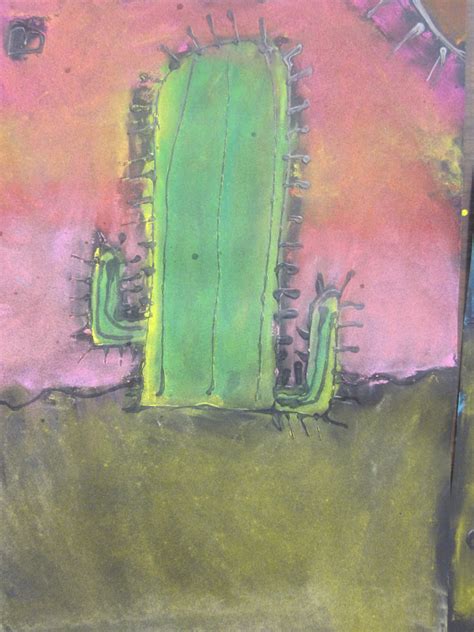 The Art Teacher's Closet: In the Art Room - Desert Landscapes