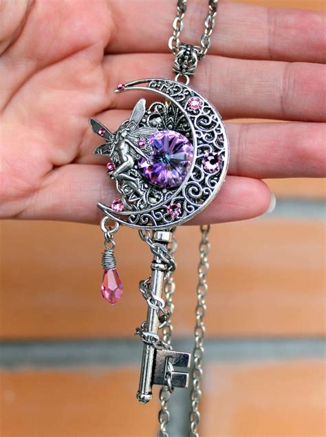 Fantasy Key Pink Key Fairy Key Moon Key Crystal Key Etsy