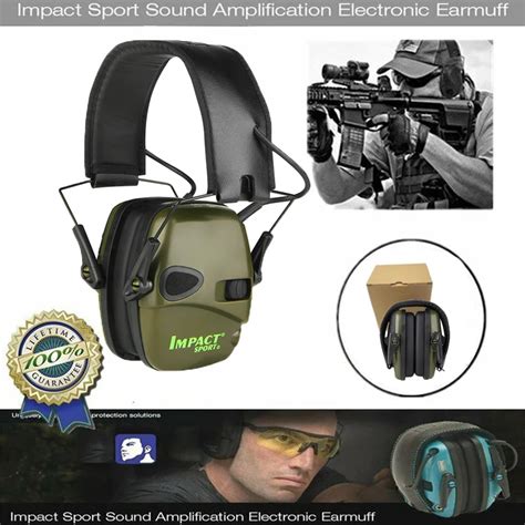 Original Tactical Electronic Shooting Earmuff Outdoor Sports Antinoise