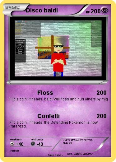 Pokémon Disco Baldi Floss My Pokemon Card