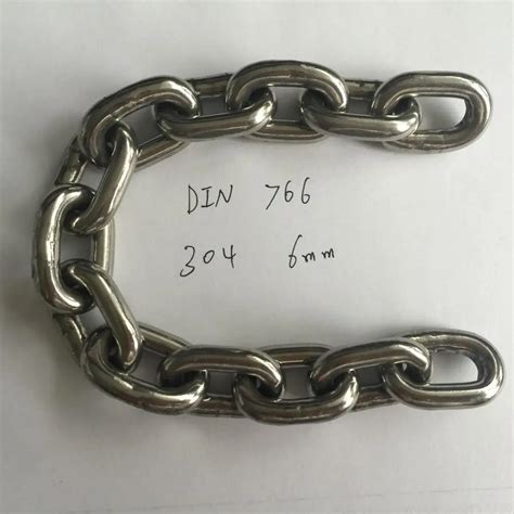 Ss Ss Ss L Polished Stainless Steel Din Short Link Chain