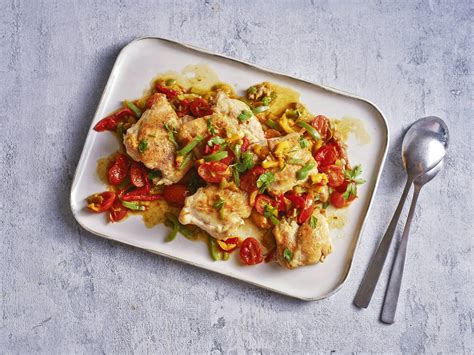 Skillet Chicken Peperonata Savory