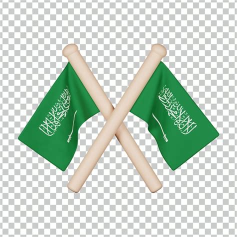 Premium PSD Saudi Arabia Flag 3d Icon