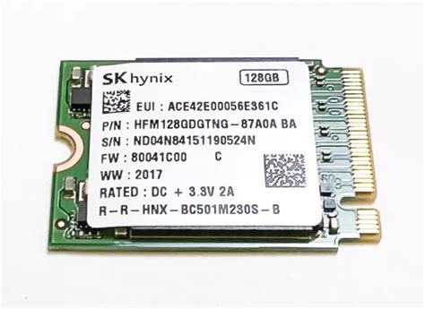 SK HYNIX BC501A 128GB SSD NVMe HFM128GDGTNG 85A0A BA 0T0VY9 EUR 11 06