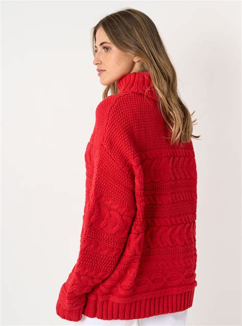 Ripley Sweater Pepe Jeans Trenzado Cuello Alto