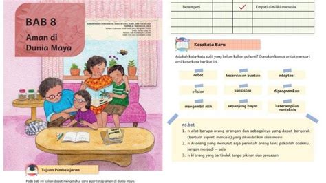 Kunci Jawaban Bahasa Indonesia Kelas 6 Halaman 201 Kurikulum Merdeka Bab 8 Kosakata Baru