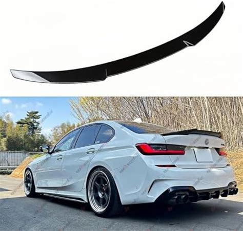 Wheelx Rear Spoiler Compatible With 2019 2024 Bmw G20 3 Series And G80 M3 M4 Style