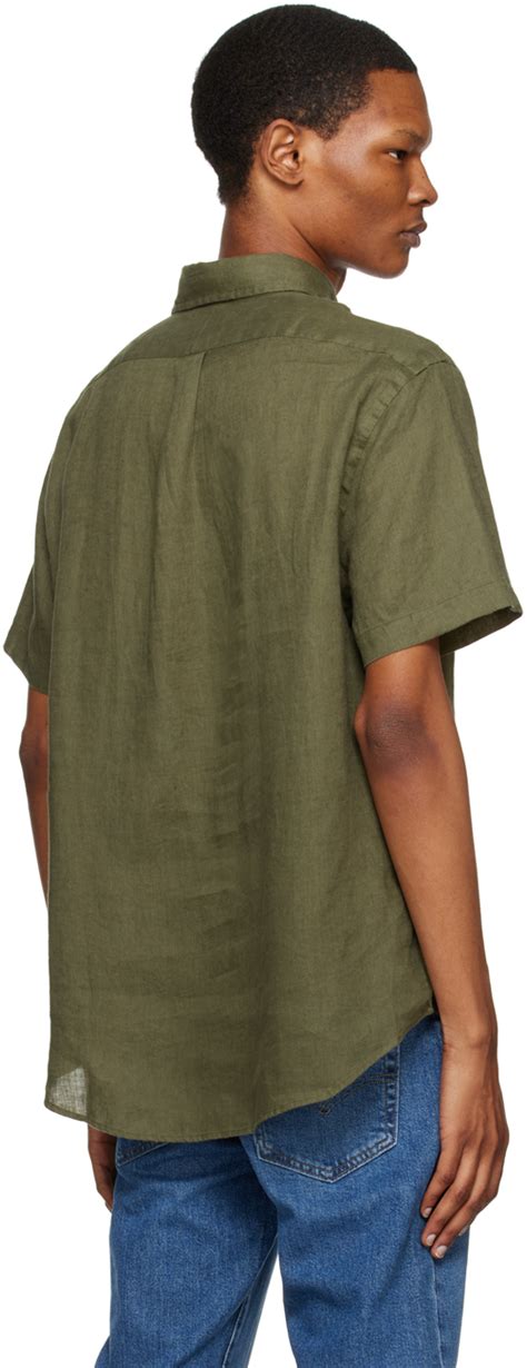 Polo Ralph Lauren Khaki Classic Fit Shirt Polo Ralph Lauren