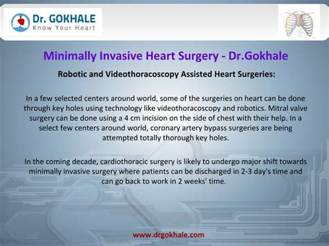 Minimally Invasive Heart Surgery Dr Gokhale Ppt