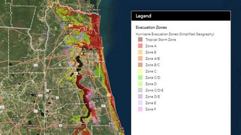 Flood Zones/evacuation Routes For Florida Counties - Flood Maps ...