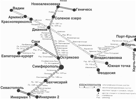 КЖД ⇶ Карта-схема ж/д станций Крымской железной дороги. ☎ Телефоны ...