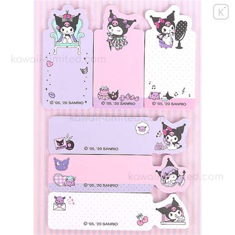 Japan Sanrio Sticky Notes Kuromi Kawaii Limited