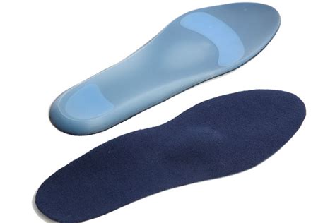 Silicone Insoles Covered With Fabric