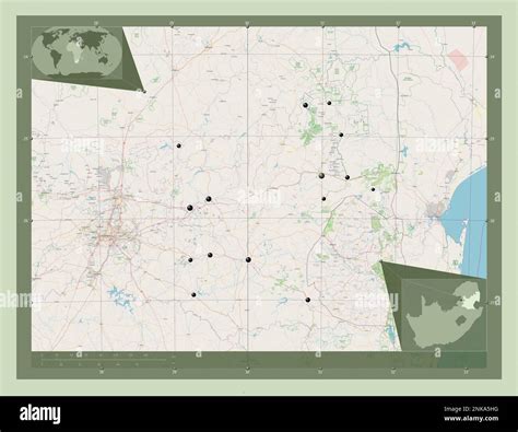 Mpumalanga Province Of South Africa Open Street Map Locations Of