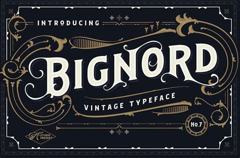 Bignord Font - FreeDaFonts