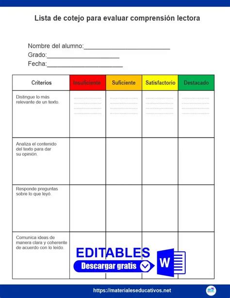 Instrumentos De EvaluaciÓn Diaria Materiales Educativos