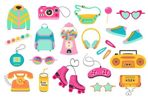 90s Clipart Vector Art, Icons, and Graphics for Free Download