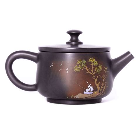 Чайник для чайной церемонии м380 из цзяньшуйской глины (керамики), 185 мл