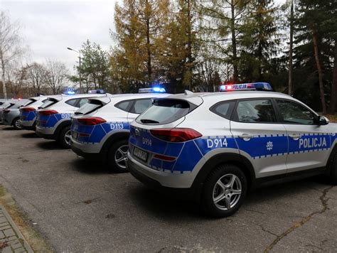 Nowe radiowozy lubelskiej policji Na ulice wyjadą 4 oznakowane Hyundai