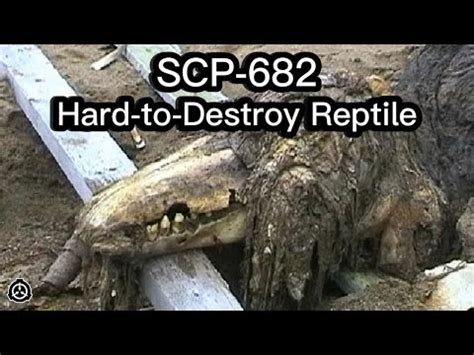 SCP 682 Hard To Destroy Reptile Object Class Keter YouTube