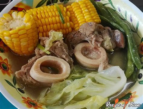 Filipino Bulalo Batangas Recipe With Beef Shank And Cabbage