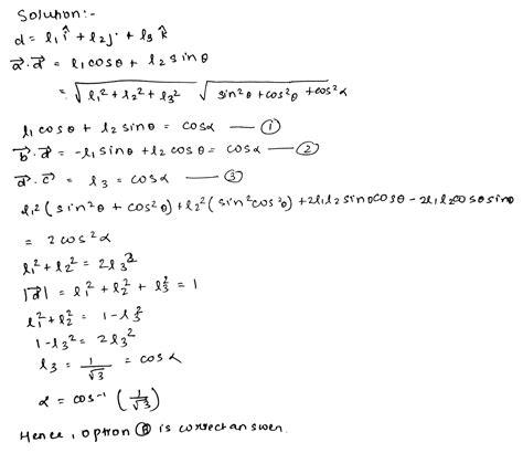 If A Vector Vec R Is Equally Inclined With The Vectors Vec A