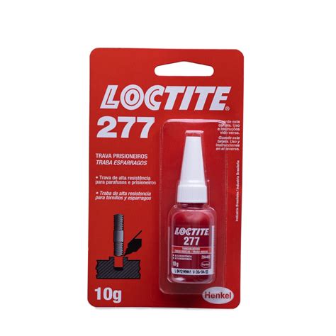 Adesivo Trava Rosca Alto Torque Loctite 277 Vermelho 10g Shopee Brasil