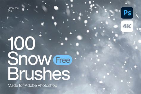 100 FREE Snow Photoshop Brushes - Dealjumbo