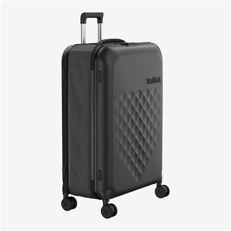 Rollink Vega Valise Roulettes L Pliable Noir Worldshop