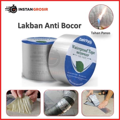 Jual Lakban Waterproof Anti Bocor Lem Anti Air Aluminium Foil Butyl