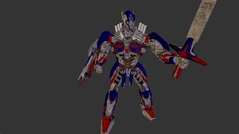 Age Of Extinction The Last Knight Optimus Prime 3d Model By Razzie Mbessai [8b26876] Sketchfab