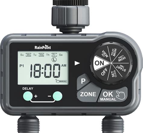 Orbit 94148 Buddy II Two Port Digital Tap Timer Amazon Co Uk Garden