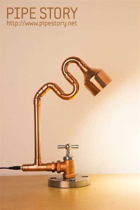 Copper Pipe Lamp Handmade Industrial Lighting