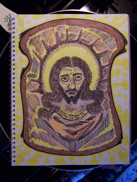 Grilled Cheese Jesus By Frankenthing On Deviantart