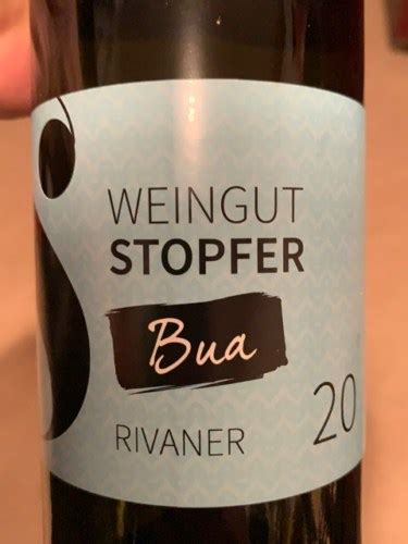 Weingut Stopfer Bua Rivaner Vivino US