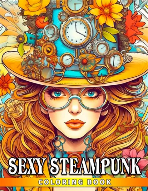 Sexy Steampunk Coloring Book Adults Coloring Pages With Naughty Sexy Victorian