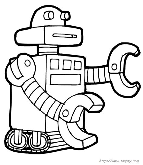 22 dessins de coloriage Robot à imprimer