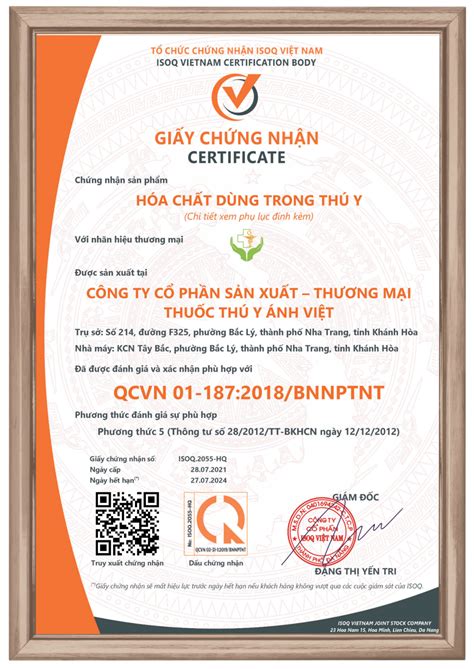 Những điều cần biết về mẫu giấy chứng nhận hợp quy