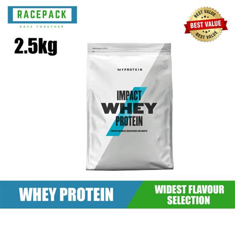 MyProtein Impact Whey Protein 2 5kg Select Flavour Lazada Singapore