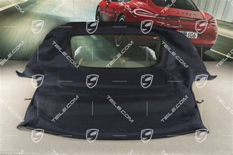 Teilecom Convertible Top Covering Blue Used Boxster 982 718