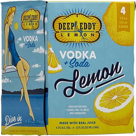 Deep Eddy Lemon Vodka Soda Gotoliquorstore