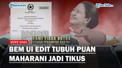 Meme Puan Maharani Berbadan Tikus Terkait UU Cipta Kerja Disahkan Ini