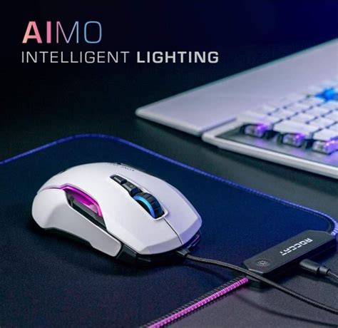 Roccat Kone Aimo Remastered Roc We White X Wheel Usb Wired