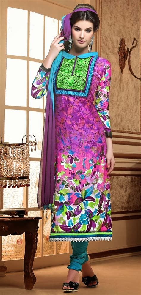 Indian Churi Dar Salwar Kameez Collection 2014 15 Punjabi Churidar