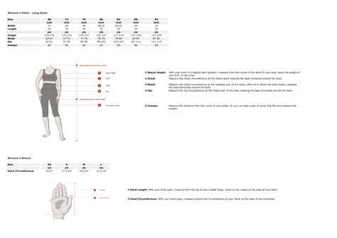 Sportswear Size Charts Jack Wolfskin Download Printable Pdf Templateroller