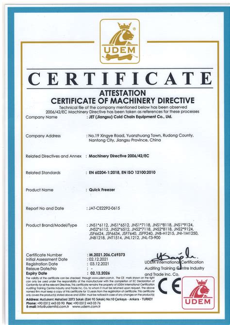 Experienced Supplier Of Certificate