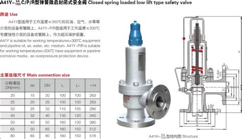 A41y弹簧微启封闭式安全阀 安全阀
