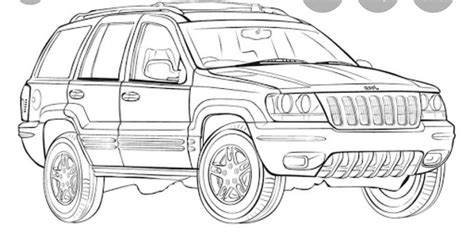 19 Jeep Grand Cherokee Coloring Pages Printable Coloring Pages Nbkomputer